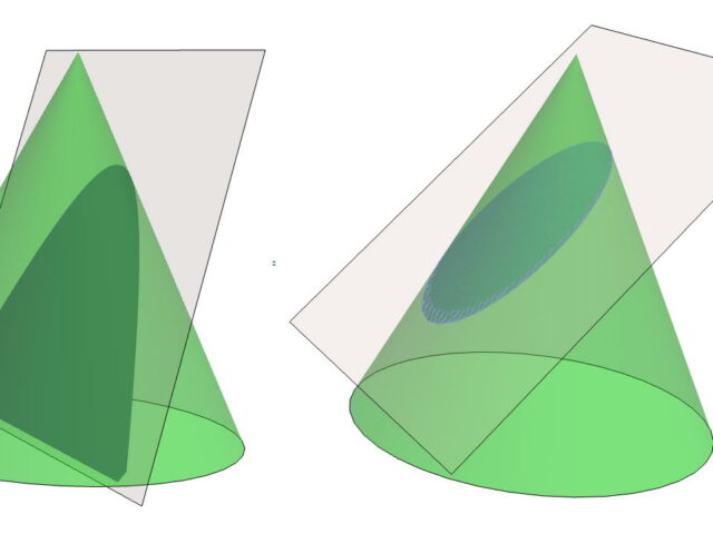 Conic section & generalized eigenvalue problem